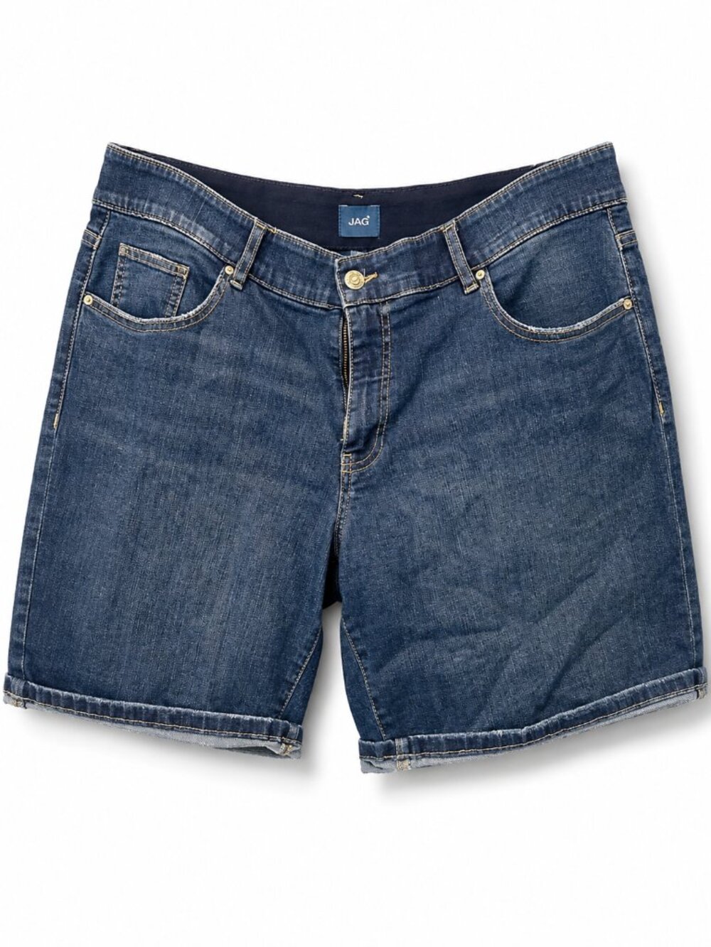 EUC JAG Jeans Plus Size 18W Lightly Distressed Denim Shorts